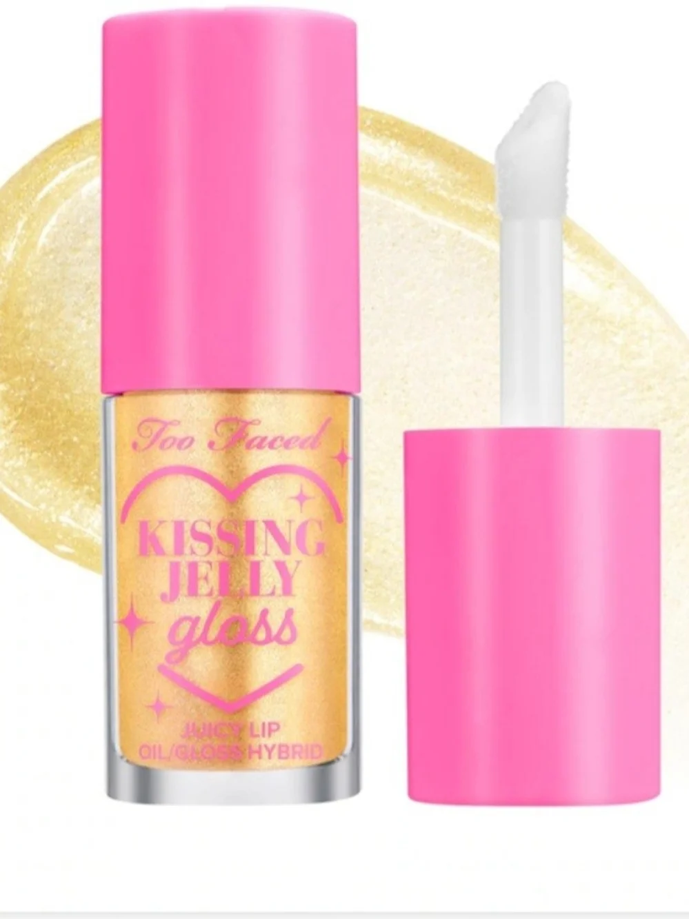 Too Faced Kissing Jelly Gloss - Pina Colada Or Green Apple